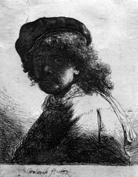 Self-Portrait with the Scarf